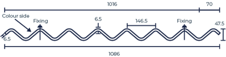 EUROSIX Big Six 6 inch profile Technical Drawing EUROSIX Big Six 6 inch profile Technical Drawing
