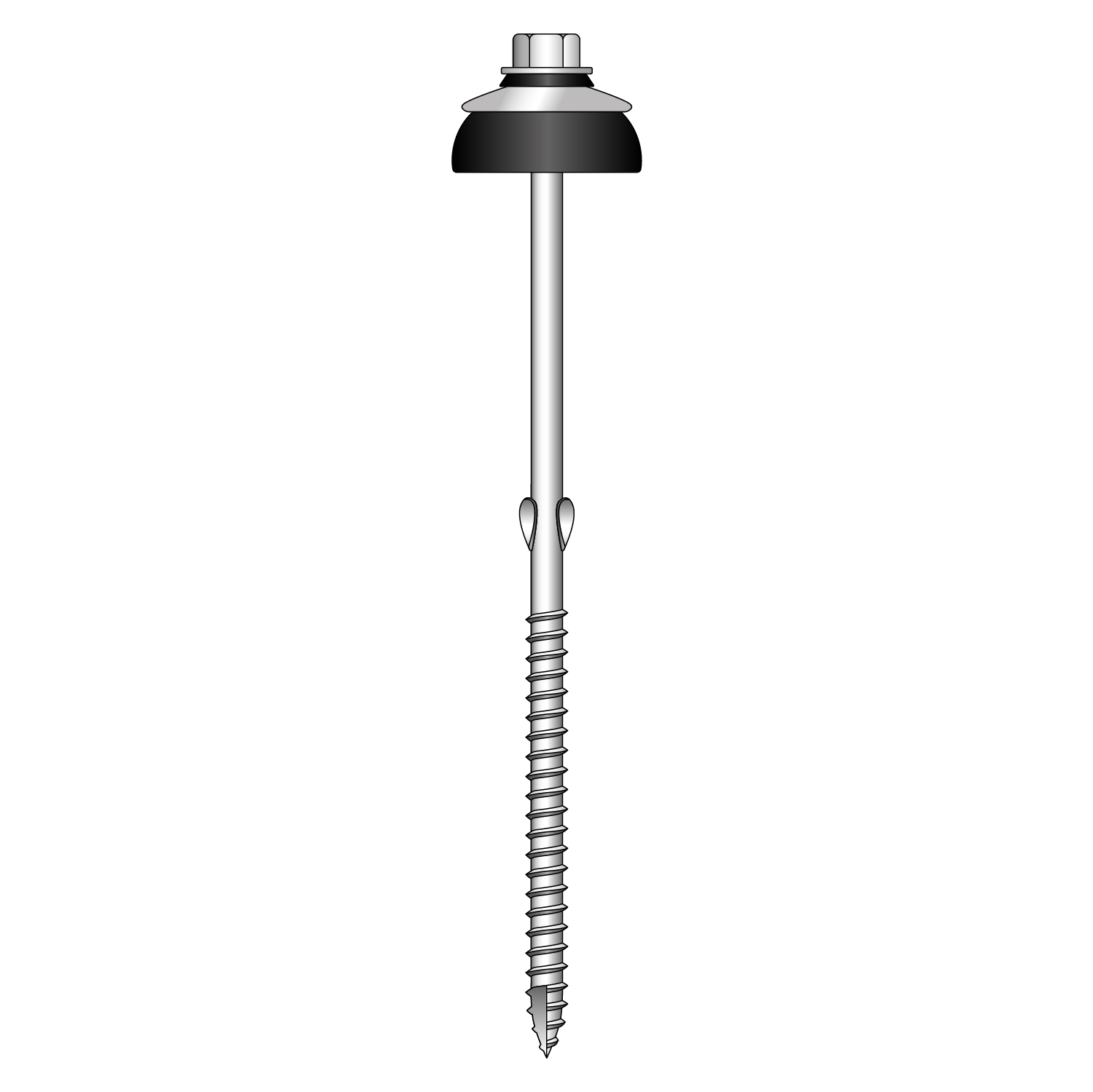 130mm Fibre Cement To Timber Purlins Tek Screws (Pack of 100)