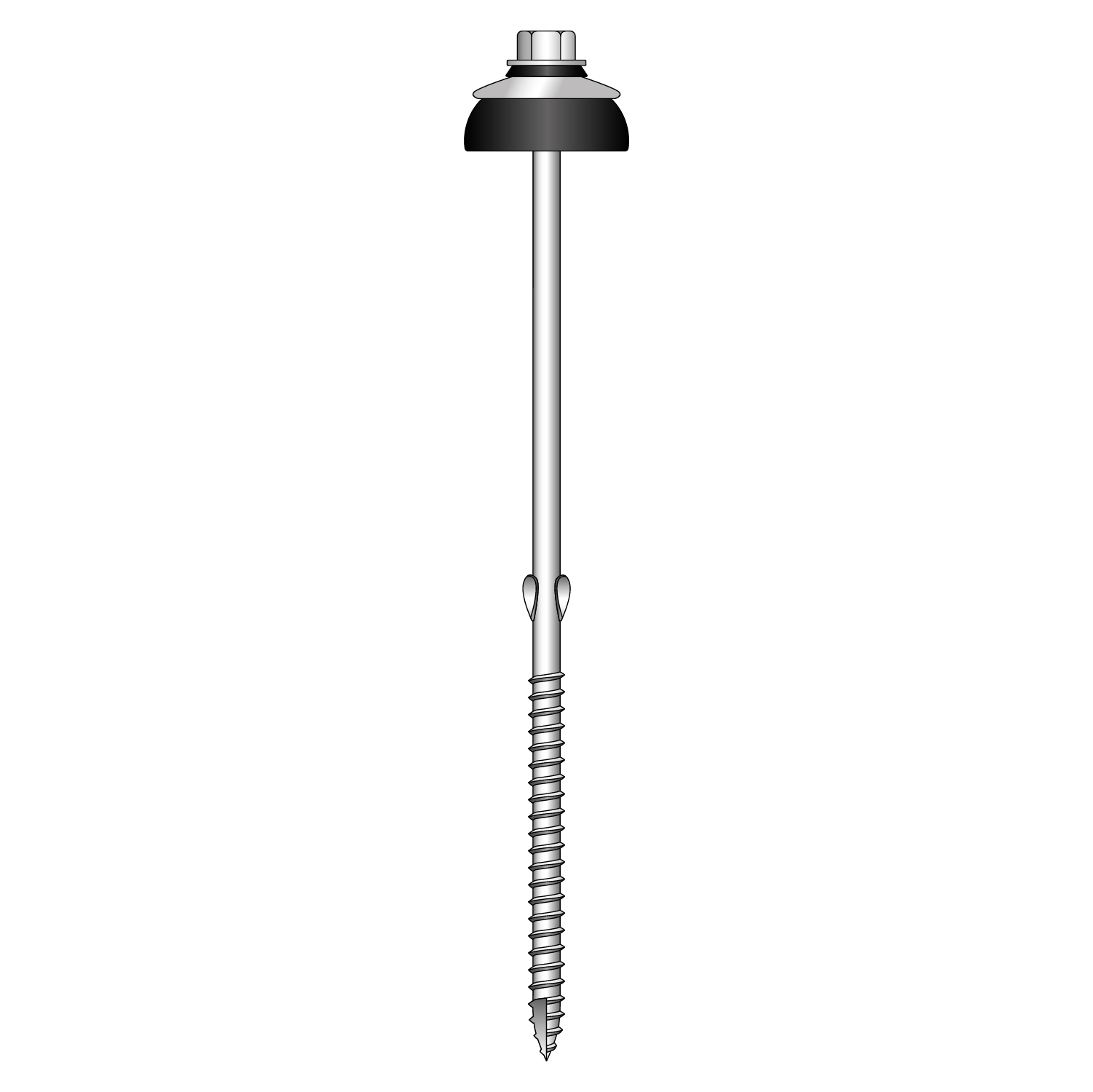 180mm Fibre Cement To Timber Purlins Tek Screw (Pack of 100)