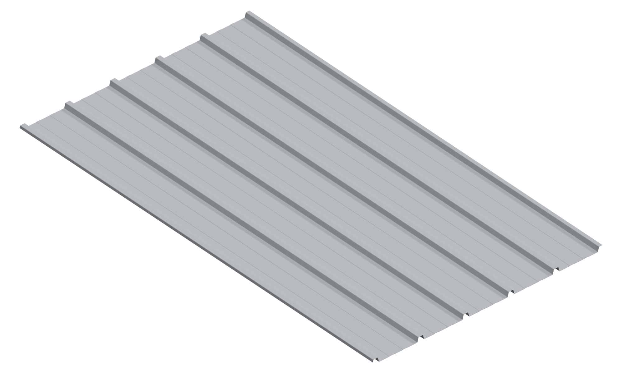 Liner 20-1000 With Ribs Forward Isometric Grey