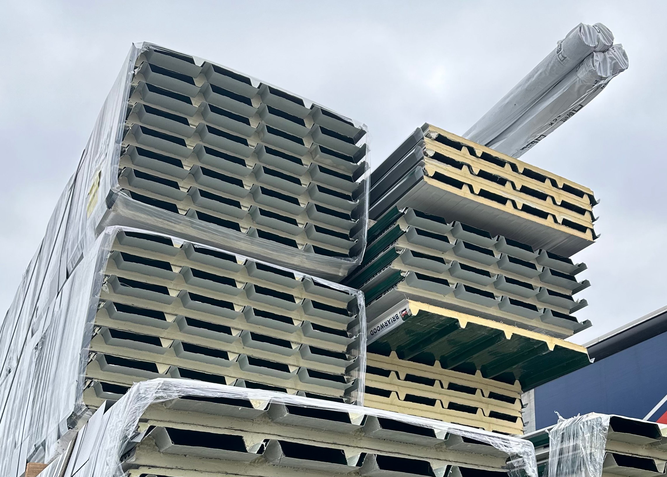 Insulated Panels out for Delivery